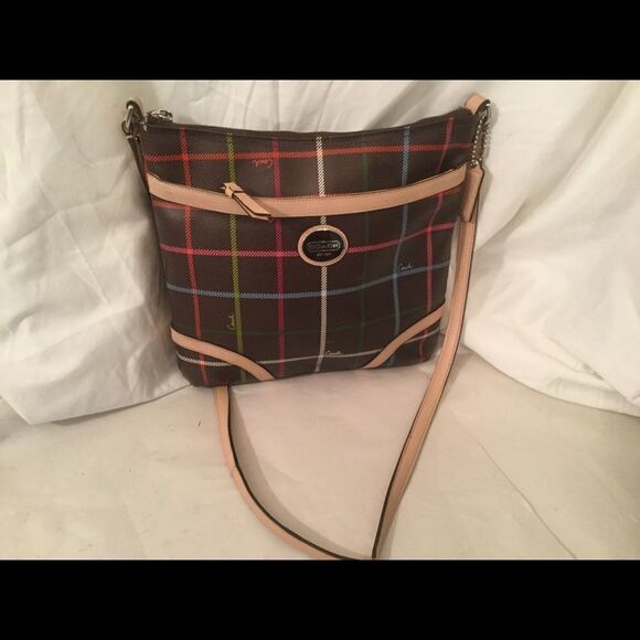 Coach Payton Tattersall Multicolor Crossbody - Picture 5 of 10